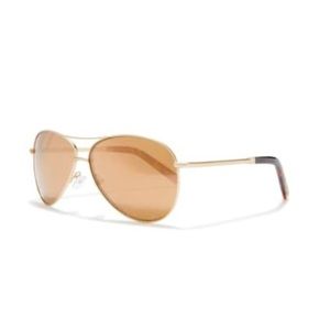 NWT Joe’s Jeans 62mm Gold Aviator Sunglasses